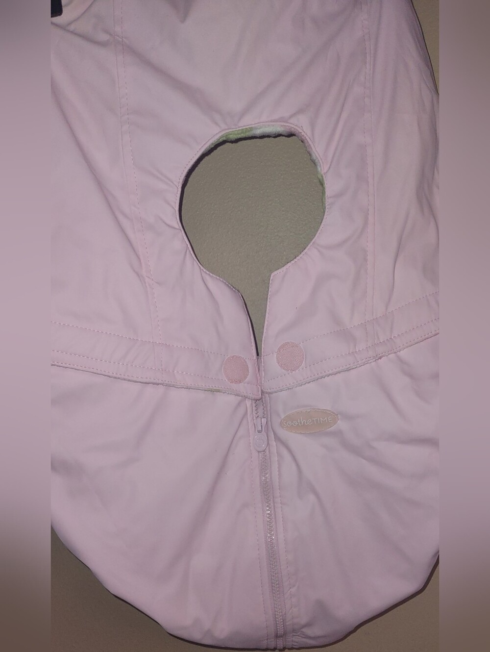 Water Resistant Fleece-lined Carseat Cover , Pink, EUC